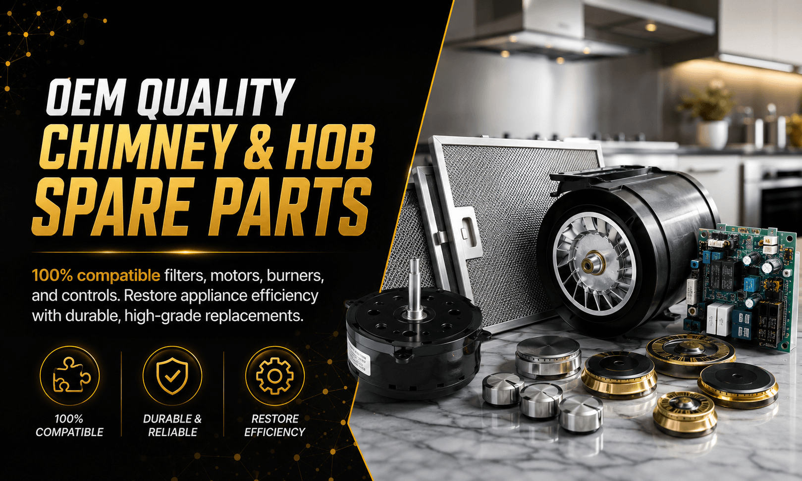 OEM Quality Chimney & Hob Spare Parts