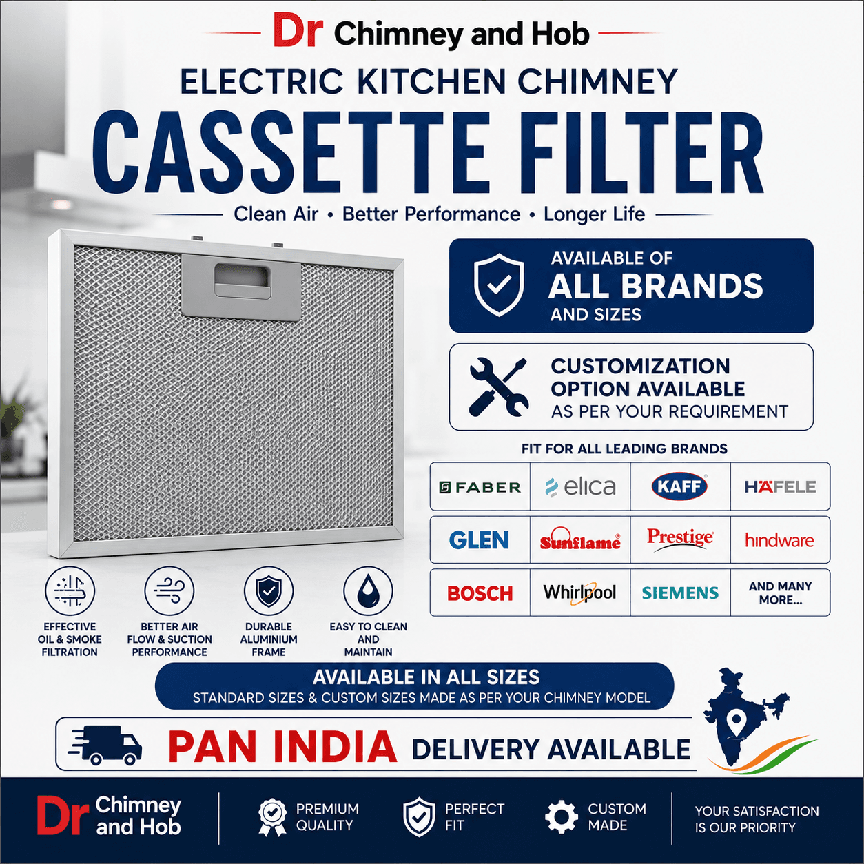 ELECTRIC KITCHEN CHIMNEY FILTER