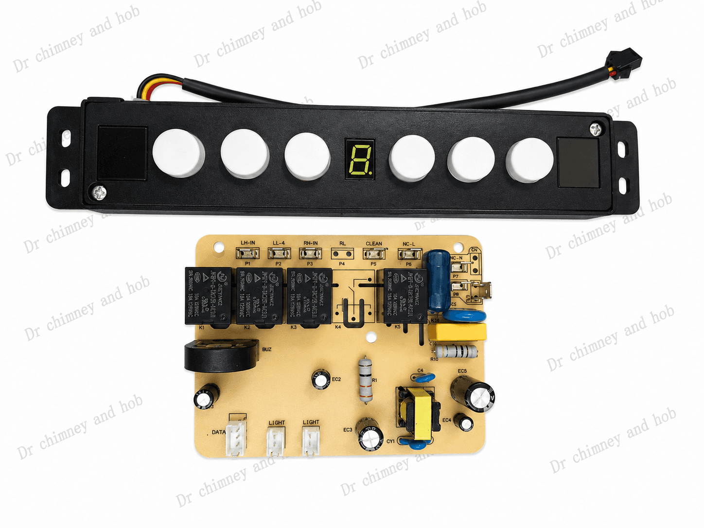Chimney PCB Board | Motherboard | Circuit Board | Universal Kitchen Chimney Motion Sensor PCB with Display