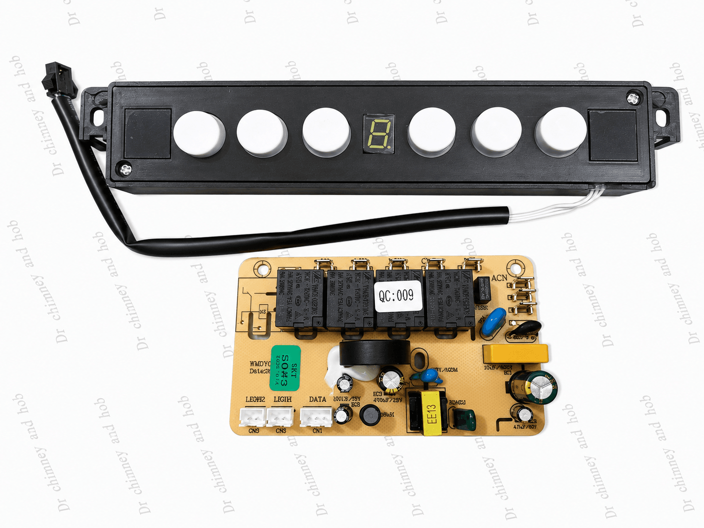 Chimney PCB Board | Motherboard | Circuit Board | Universal Kitchen Chimney Motion Sensor PCB with Display